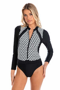 Swimwear: Odessa Long Sleeve Rash Suit (Final Sale)