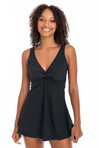 Black Swimdress Twist