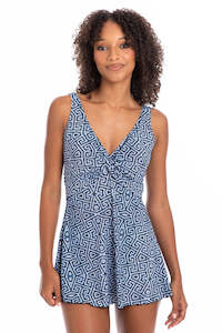 Ferrara Swimdress Twist One Piece Swimsuit