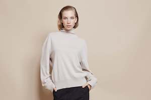 Wide Sleeve Turtle Neck