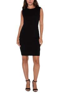 Liverpool Black Sheath Dress