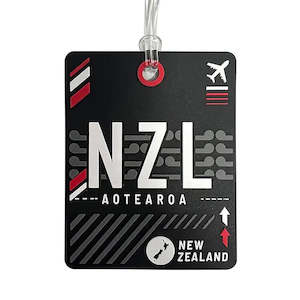 New Zealand (NZL) Code Luggage Tag