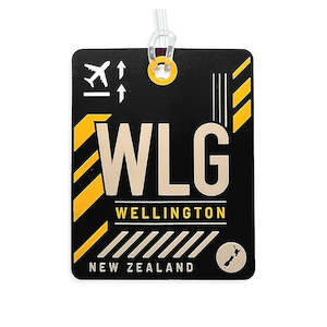 Wellington (WLG) Code Luggage Tag