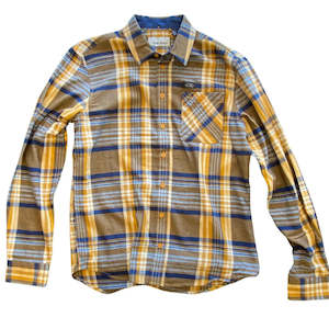 Blend Check Shirt - Buckthorn Brown