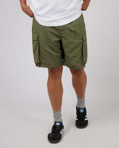 Nylon Cargo Short - Khaki