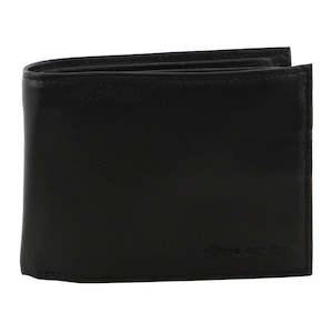 Clothing: Pierre Cardin Black/Midnight Men's Leather Wallet