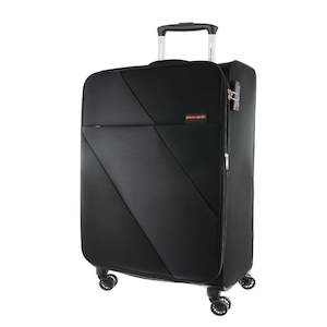 Pierre Cardin Soft Shell Cabin Case  - Black