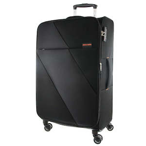 Pierre Cardin Large Soft Shell Case  - Black