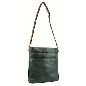 Milleni Emerald Nappa Leather Handbag