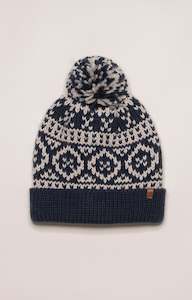 Clothing: BRAKEBURN CHUNKY FAIRISLE KNIT HAT