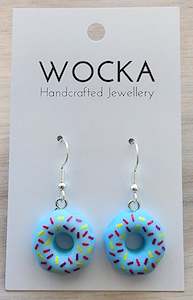 Clothing: Blueberry Donut Earrings