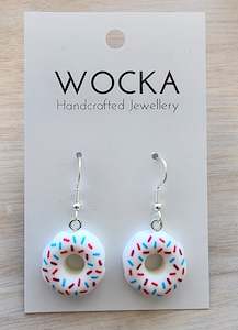 Clothing: Vanilla Donut Earrings