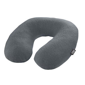 COMFORT FIBRE FILLED NECK PILLOW GREY