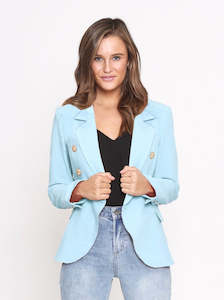 Hayden Fitted Blazer - Blue