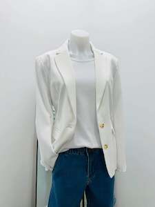 Clothing: Givoni Soft Blazer - White