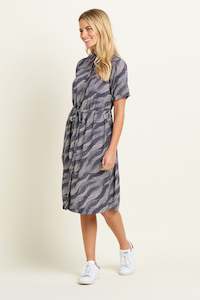 Clothing: Flowing Dots Shirt Dress