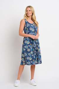 Clothing: Bursting Blooms Sleeveless Dress