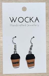 Clothing: Coffee Cup Earrings