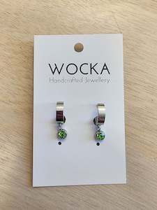 Clothing: Green Gem Cuff Earring