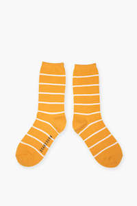 BRAKEBURN YELLOW STRIPE SOCKS