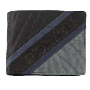 Police Leather Men's Bi-Fold Wallet