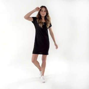 STELLA DRESS - BLACK - clearance