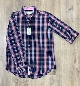 Clothing: MRMR LONG SLEEVE SHIRT - PLAID PORT