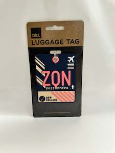 Clothing: Queenstown (ZQN) Code Luggage Tag