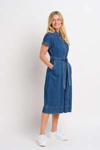 Clothing: Caris Denim Shirt Dress