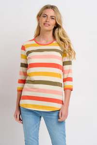 Poppy Stripe Tee