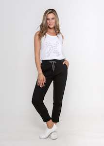 Clothing: MONACO JEANS - RILEY JOGGERS - BLACK