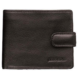 Clothing: PIERRE CARDIN BLACK MEN'S LEATHER WALLET