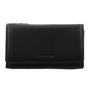 PIERRE CARDIN BLACK LEATHER WALLET