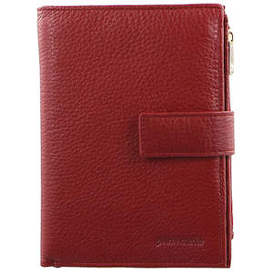 PIERRE CARDIN RED LEATHER WALLET