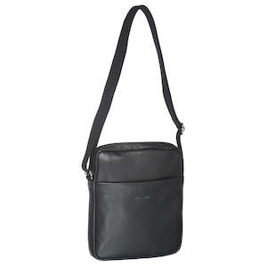 Clothing: PIERRE CARDIN BLACK LEATHER BAG