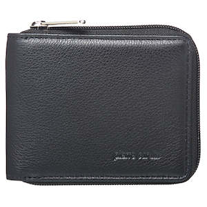 PIERRE CARDIN BLACK MEN'S LEATHER WALLET