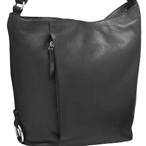 Milleni Black Nappa Leather Handbag