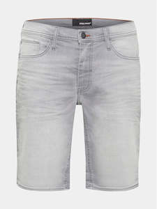 Clothing: Blend Twister Denim Shorts - Light Grey