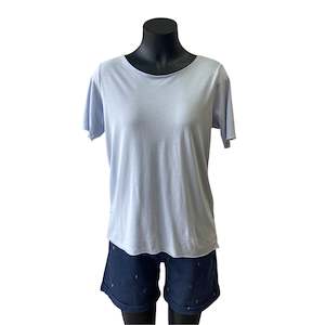 Short sleeve tee - HEATHER BLUE-online clearance