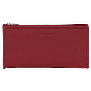 PIERRE CARDIN RED LEATHER WALLET