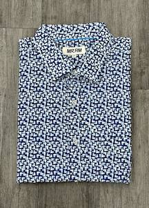 Clothing: MRMR Long Sleeve Shirt - Small Blue Hearts