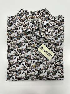 MRMR LONG SLEEVE SHIRT - BISON MULTICOLOUR