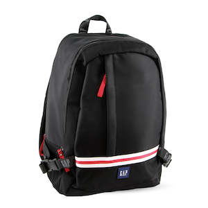 Clothing: Nylon Travel Backpack -- Black