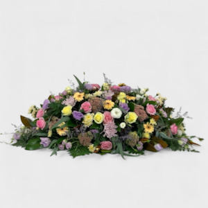 Tomuri Casket Sprays: Pastel Gardens