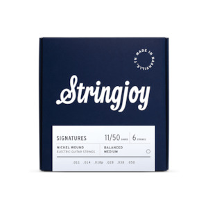 Stringjoy Signatures | Balanced Medium Gauge (11-50) Nickel Wound Electric Guitar Strings