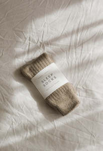 Sleep Socks - Oat