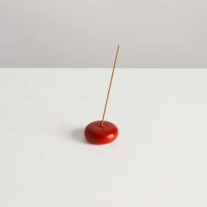 Incense Holders: Pebble Incense Holder - Rouge