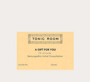 Tonic Room: Naturopath Consultation 75 mins