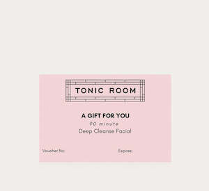 Tonic Room: Facial Deep Cleanse | Balancing Intuitive 90 mins