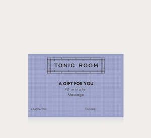 Tonic Room: Massage 90 mins